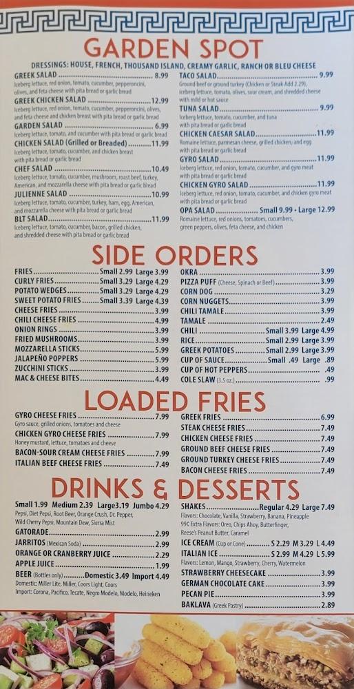Ariston Restaurant Gyro Sub